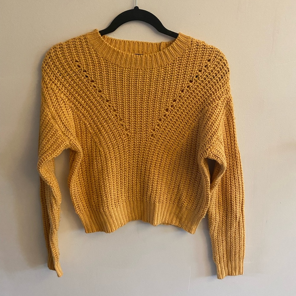Yellow Knit Sweater